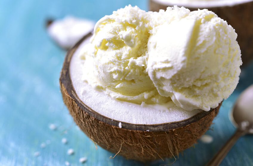 Kokosmilch-Eis hausgemacht - Kokosöl