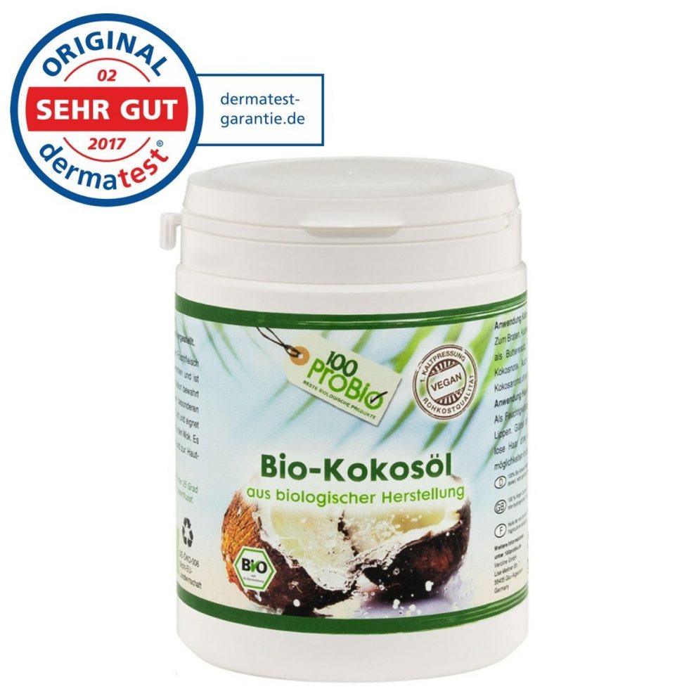 100ProBio Kokosöl dermatologisch getestet – Kokosöl