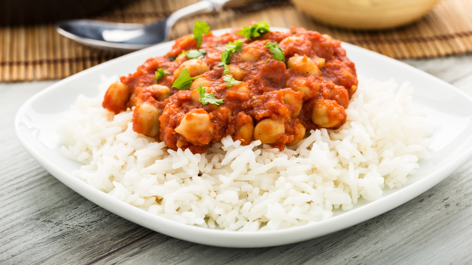 Kichererbsen-Curry mit Kokosreis – Kokosöl