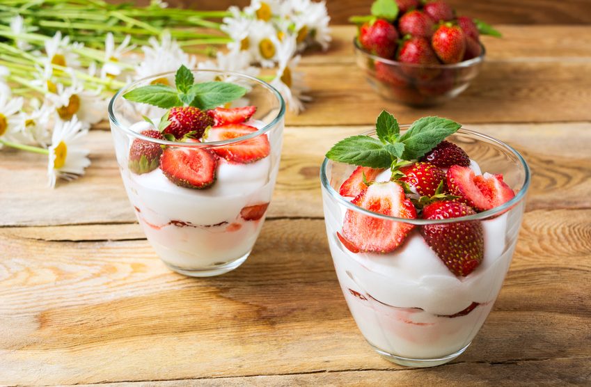 Erdbeer-Kokos-Joghurt