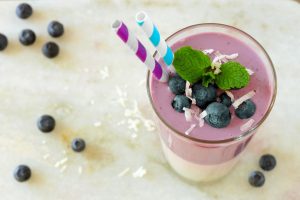 kokosöl beeren smoothie