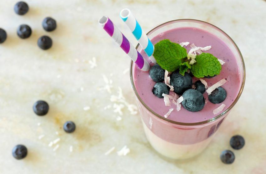 kokosöl beeren smoothie