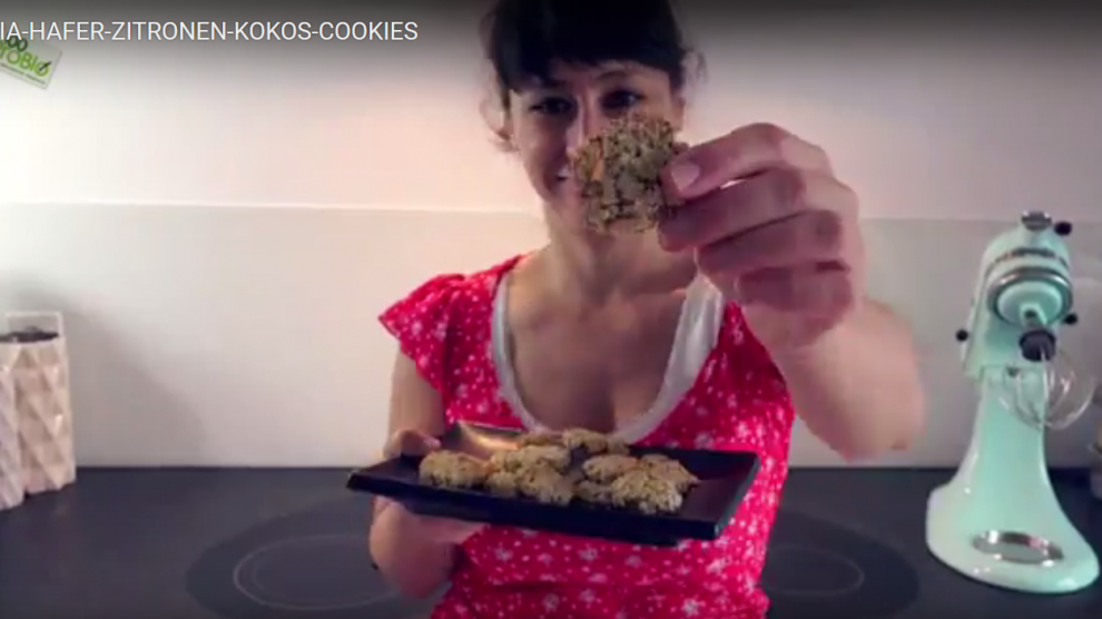 Chia-Hafer-Zitronen-Kokos-Cookies