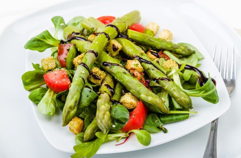 Spargelsalat mit Avocado und Kokosöl - Kokosöl