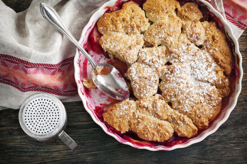 Apfel Kokos Cobbler