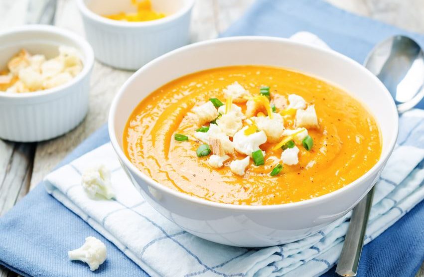 Süßkartoffel-Kokos-Cremesuppe