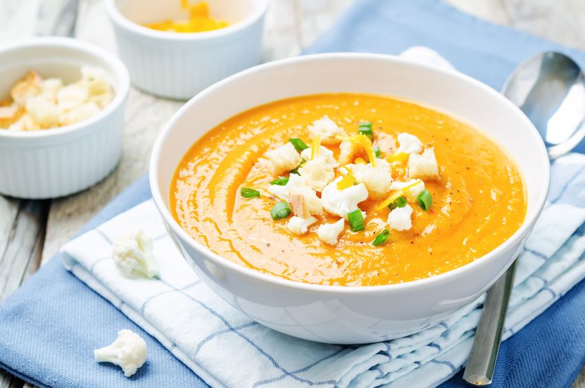 Süßkartoffel-Kokos-Cremesuppe