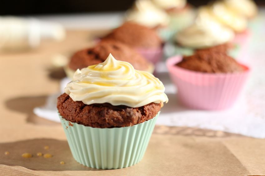 Eierlikör-Cupcakes mit Kokosöl - Kokosöl