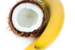 Kokos und Banane
