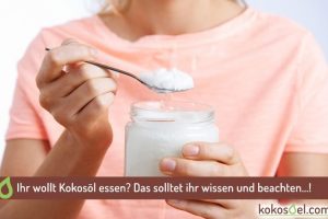 Kokosöl essen